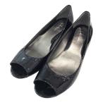 【値下げ】COLE HAAN エナメルヒールパンプス ブラック サイズ：6 1／2 (渋谷神南店)