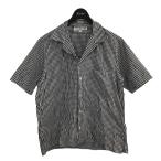 INDIVIDUALIZED SHIRTS 半袖ギンガムチェックシャツ ブラック×ホワイト サイズ：S (渋谷店) 220830