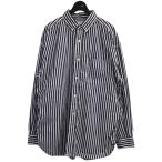 ナナミカ nanamica 「Big Button Down Stripe Shirt 」ストライプシャツ SUGS008 ネイビー×ホワイト サイズ