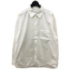 コルニエ Cornier 「FINX COTTON REGULAR COLLAR SHIRTS」 ロングスリーブシャツ ホワイト サイズ:M