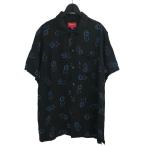 シュプリーム Supreme 19SS 「Dice Rayon S S Shirt」 ダイス総柄半袖シャツ ブラック サイズ:M