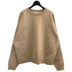 【値下げ】text 「Crew neck Amazon Jungle Cotton Fleece」 スウェット T20A 12CS02C ベージュ サイズ:1 (EC)