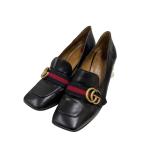 グッチ GUCCI GGマーモントパンプス ブラック サイズ:36 1/2