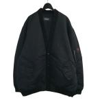 ラフシモンズ RAF SIMONS 23SS ボンバーカーディガン 231629 ブラック サイズ:M