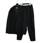 【値下げ】lownn ウールセットアップスーツ ブラック サイズ：46/44 (EC)