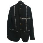 【値下げ】COMME des GARCONS HOMME PLUS ジェイミーリードジップデザインテーラードジャケット PB J073 ブラック サイズ：SS (渋谷店)