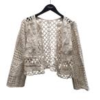 ショッピングロンハーマン RHCロンハーマン RHC Ron Herman クロシェ編みカーディガン ホワイト サイズ：-