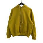 【値下げ】cease 「Standard Zip Hoodie」 ジップアップパーカー イエロー サイズ：M (渋谷店)