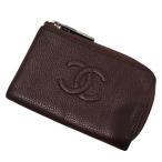 シャネル CHANEL コインケース ブラウン