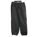 ショッピングシュプリーム シュプリーム Supreme 25AW 「Plaid Warm Up Pant」 チェック柄ウォームアップパンツ ブラック×グレー サイズ：M
