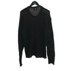 ステューシー stussy 「Loose Knit Logo Sweater」 ルーズニットロゴセーター 117180 ブラック サイズ：L