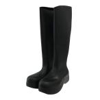 ボッテガヴェネタ BOTTEGA VENETA 「PUDDLE BOOT」 ラバーパドルロングブーツ 667068 ブラック サイズ：43