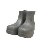 ボッテガヴェネタ BOTTEGA VENETA 「THE PUDDLE BOOTS」 パドルブーツ 640043 シルバー サイズ：43