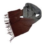 ヴィヴィアンウエストウッド Vivienne Westwood グレンチェック マフラー 12-42-942001 グレー×ブラック×ブラウン