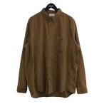 セリーヌ CELINE リラックスシャツ コーデュロイ RC07O216T GCB1 ブラウン サイズ：XL