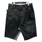 [ снижение цены ]RICK OWENS [SLIVERED SKIRT] Denim юбка RP02D3363 SMT черный размер :28 ( Shibuya магазин )