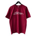 シュプリーム Supreme script tee Tシャツ エンジ サイズ:M