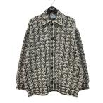プラダ PRADA ニットジャケット P25I32 アイボリー×ブラック サイズ：36