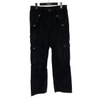 【値下げ】DOLCE ＆ GABBANA コーデュロイカーゴパンツ ブラック サイズ：44 (EC)