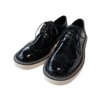 タオコムデギャルソン TAO COMME des GARCONS 24AW レザーシューズ TN-K102-001-1-2 ブラック サイズ:22.5