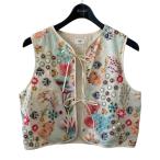 アールエイチシーロンハーマン RHC Ron Herman Embroidery Vest 刺繍 3710400126 ホワイト サイズ:FREE
