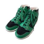 ナイキ NIKE NIKE BY YOU DUNK HIGH ハイカットスニーカー DJ7023-991 ブラック×グリーン サイズ:26.5