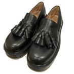 ボッテガヴェネタ BOTTEGA VENETA 厚底タッセルローファー ブラック サイズ:43