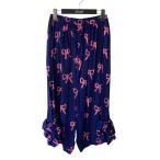 コムデギャルソンガール COMME des GARCONS GIRL リボン パンツ NN-P005 ネイビー サイズ：XS