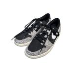 [ снижение цены ]NIKE AIR JORDAN 1 RETRO LOW OG black Cement спортивные туфли CZ0790-001 серый размер :2