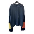 ラフシモンズ RAF SIMONS アームウォーマー付き パーカー 182-188-19004-00083 グレー サイズ：M