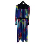  Sakai sacai KAWS Multi Print Dress платье 21-05681 голубой размер :1