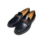 グッチ GUCCI GGシェリーライン ローファー 644724 ブラック サイズ：11 1/2