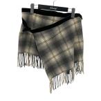  Number Nine NUMBER (N)INE 07AW LOVE GOD MURDER период наматывать юбка F07-NP007B серый × белый размер :