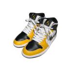  Nike NIKE Air Jordan 1 Mid Yellow Ochre - ikatto спортивные туфли DQ8426-701 черный × желтый размер :