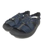 【値下げ】MALIBU SANDALS サンダル CANYON POLY WEAVE MS06 キャニオン ネイビー・ブラック サイズ：EUR40(7) (四ツ橋北堀江店)