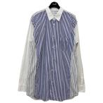 コムデギャルソンシャツ COMME des GARCONS SHIRT ストライプ 長袖シャツ FG-B057 ブルー×ホワイト サイズ：X