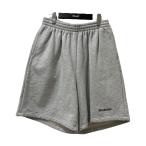 バレンシアガ BALENCIAGA ハーフスウェットパンツ 674591 グレー サイズ:XS