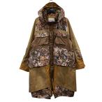 【値下げ】WHITE MOUNTAINEERING ロングコート GORE-TEX INFINIUM FALLEN LEAVES PRINTED DO