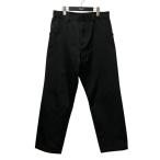 【値下げ】PRADA Black Cotton And Silk Pants テーパードパンツ SPH334 ブラック サイズ：46 (堀江店)