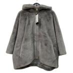 ショッピング比較 マイ ホワイト MY WHITE フーデッドファージャケット 23020510001830 グレー サイズ：U