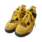 【値下げ】NIKE Air Jordan 4 スニーカー CT8527-700 イエロー×グレー サイズ：28 (EC)