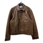アルマーニエクスチェンジ ARMANI EXCHANGE レザージャケット 9171432528 ブラウン サイズ:XL