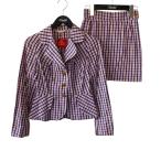ヴィヴィアンウエストウッドレッドレーベル Vivienne Westwood RED LABEL セットアップ 356-46020 レッド×ブルー サ