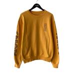 クロムハーツ CHROME HEARTS Masterd Yellow アームロゴ スウェット オレンジ サイズ:M