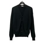 モンクレール MONCLER MAGLIONE TRICOT CARDIGAN Vネックニットカーディガン D20919418300 ブラック サイズ