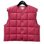 ボッテガヴェネタ BOTTEGA VENETA レザーキルティングベスト 686421 ピンク サイズ:S