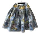 ショッピングCOMME COMME des GARCONS 25SS スカート GO-S014 ホワイト×マルチカラー サイズ：S (EC)