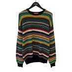 シュプリーム Supreme 23AW Small Box Ribbed Sweater  ボーダー 厚手ニット マルチカラー サイズ：M