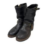 ショッピングエンジニアブーツ ダブルアールエル RRL エンジニアブーツ ブラック サイズ：7