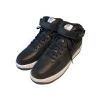 【値下げ】NIKE×stussy Air Force 1 Mid Black／Black ハイカットスニーカー DJ7840-001 ブラック サイズ
